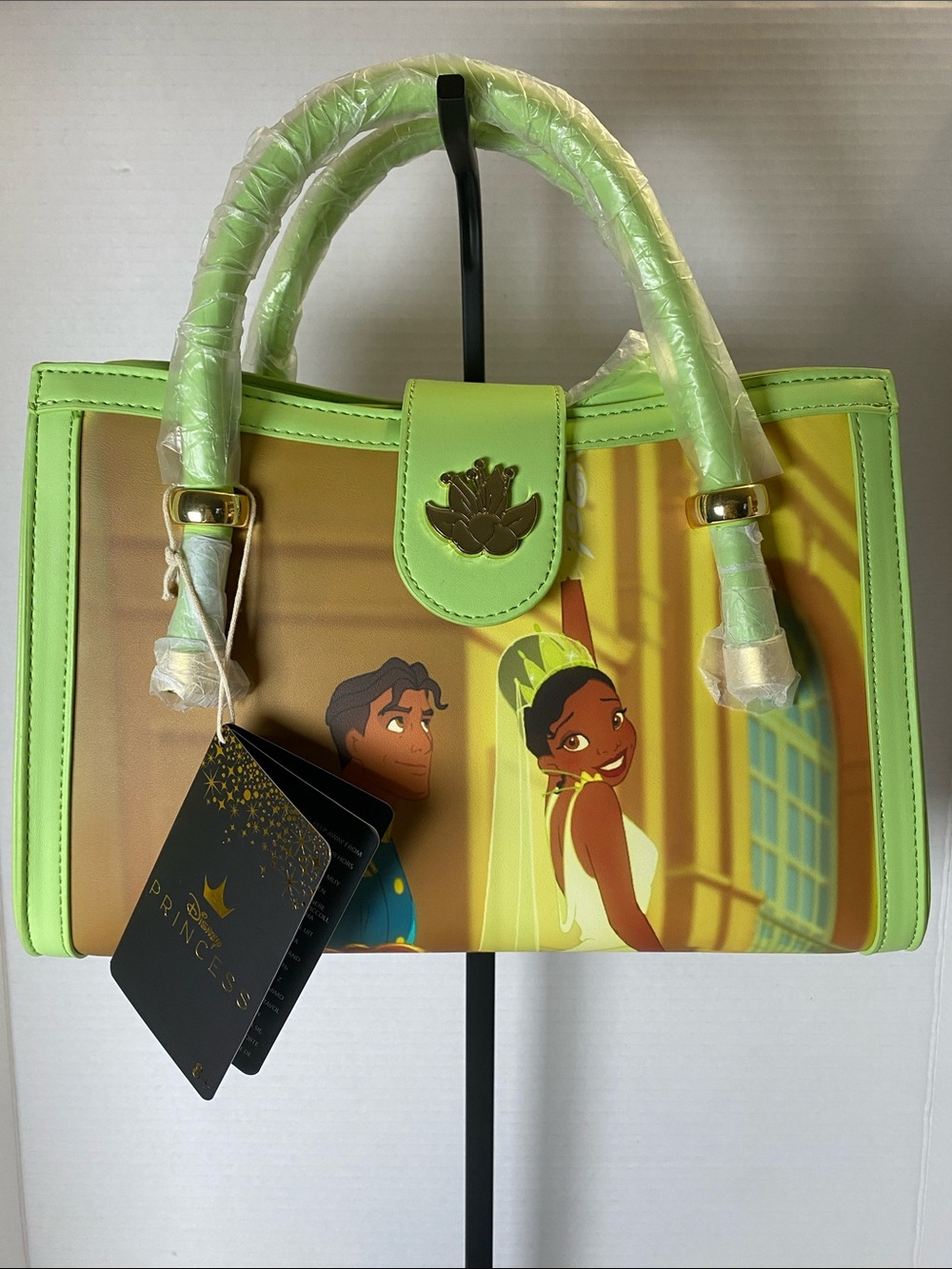 Loungefly Disney Princess and the frog. Princess scene crossbody bag.